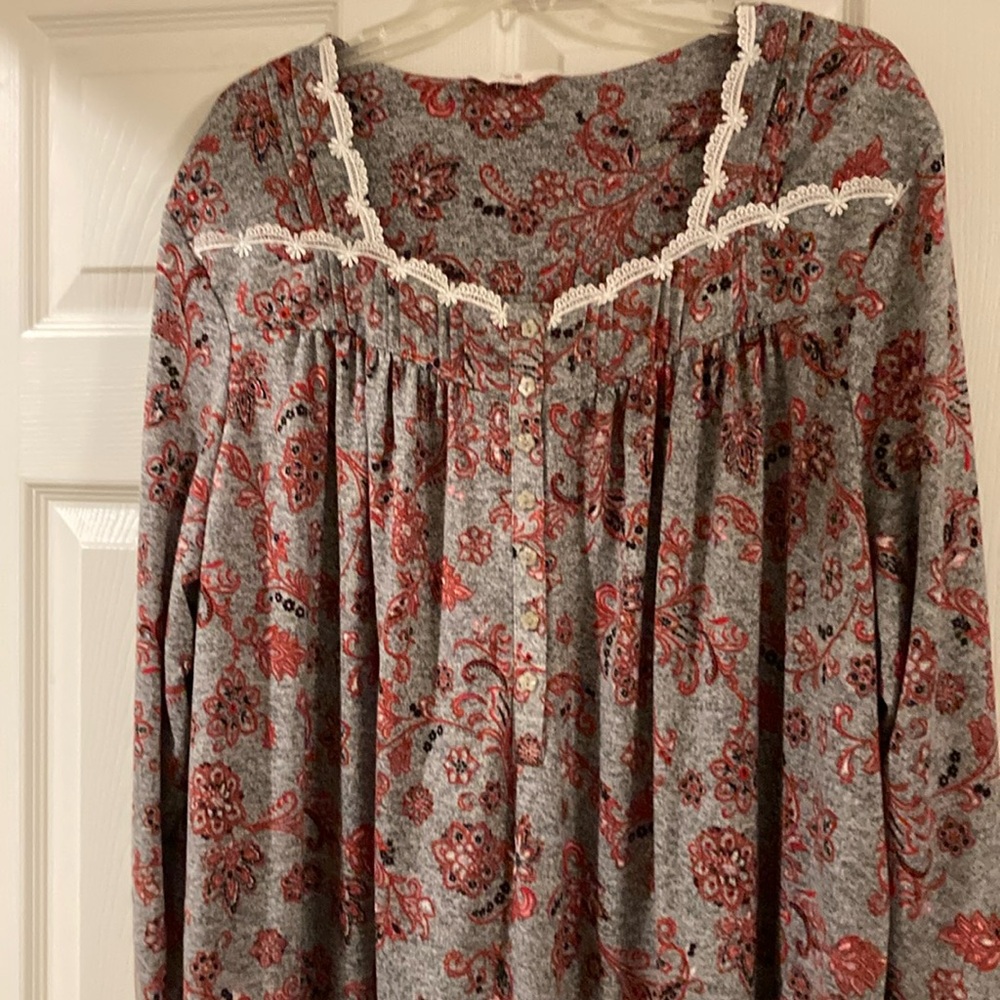 Lovely Secret Treasures Ballet Length Nightgown (Size 3X) 🌹🌹